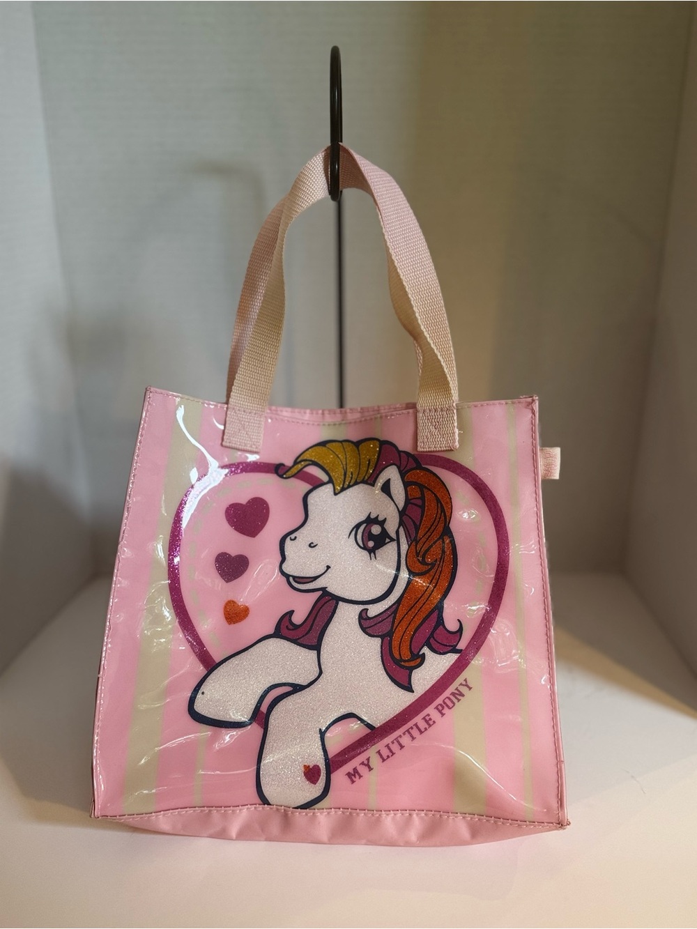 My Little Pony Pink Glitter Cartoon Tote Bag